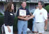 003 Judy & Dave Bickler,Dave is presented  Life Membership by Richard Smith.JPG (167322 bytes)