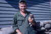 Dennis Keesling and his puppy.jpg (109168 bytes)