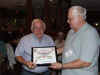 130 Richard Flowers is presented Life Membership By Tom Kurtz.JPG (111172 bytes)