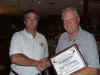 131 Daniel Lazenberry is presented Life Membership by Richard Smith.JPG (109809 bytes)