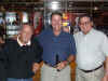 136 L-R Larry Miller, Larry Sadler, Richard Jones, The last 3 die hards of the association banquet.JPG (141615 bytes)