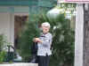 Trudy Bates taking pictures 1 block from Alamo.JPG (132876 bytes)