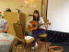 Vallory Jones,daughter of Norman & Annette Jones singing at banquet.JPG (106328 bytes)