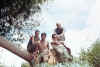Water point L-R Bill Spears,Dan Montoya,Deaguiearo, Joe Sewell,1970.jpg (335218 bytes)