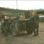 Bruce Stewart and Lt Anderson at Hwy 19