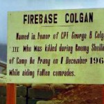 FB Colgan 1.jpg (20521 bytes) FB Colgan, home of B Btry 2/17, Dalat, RVN, named in honor of George Colgan III (sometime around the latter half of 1970)