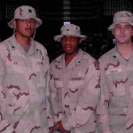 L-R SPC Carlos Ruiz, SPC Jamel Oliver, PFC Justin Blankton