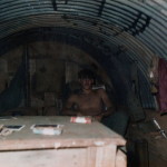 Rick Simpkins in bunker 1970