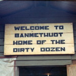 Sign at the Ban me Thout airport 1969