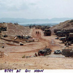 C Battery at position near Quin Nhon to where they were moved following April 3rd attack