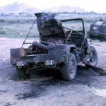 Jeep at An Khe after Tet '68