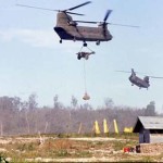 CH-47 Chinook with 105mm Sling Load
