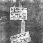Battalion Sign, Hirshchlhal December 1944