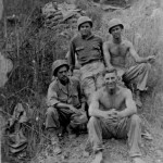 Sgt Herb Hobbs (Right Front) Sicily