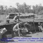 LZ Helen Oct. 1969  L to R  Khun, Ricky Johnson, Duane Weberski, Eddie Haas, Tommy Martin, Michols