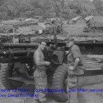 Louis Mazzarella, Doc Miller preparing to leave LZ Helen